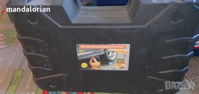Комплект Електрически хидравличен крик за кола и гайковерт, снимка 3 - Други инструменти - 53615197