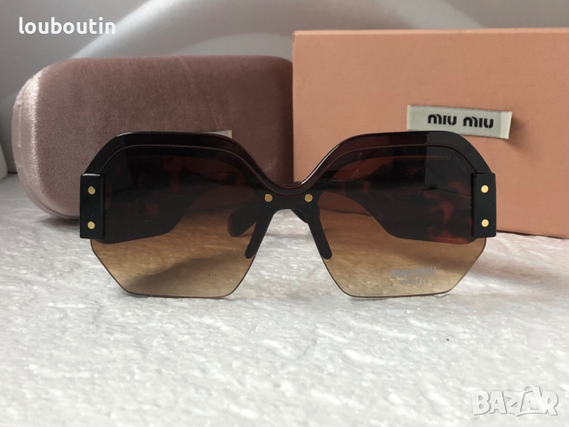 Miu 2021 слънчеви очила с лого, снимка 5 - Слънчеви и диоптрични очила - 36333093