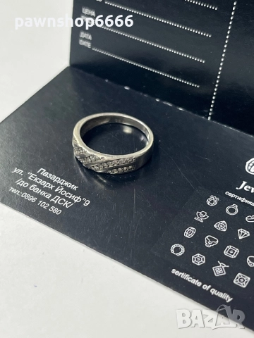 Сребърен пръстен 925 проба, снимка 2 - Пръстени - 52558849