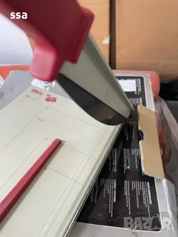 Гилотина за хартия IDEAL 1033 качество от Солинген / Solingen, снимка 4 - Друго - 49249666