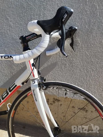 Отличен шосеен велосипед Cube Peloton / Shimano 105 / Fulcrum / Карбонова вилка/ Рамка 56 см., снимка 8 - Велосипеди - 56125634