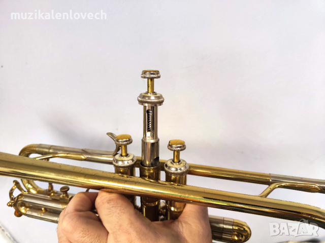 Bufon B-Flat Trumpet (P-357) Made in France - Френски Б Тромпет с твърд куфар, снимка 12 - Духови инструменти - 44552388