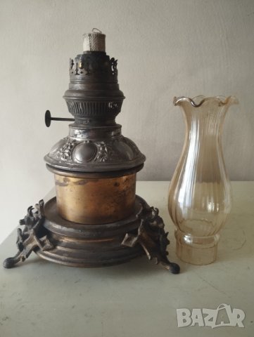 Стара газова /газена/ лампа, снимка 6 - Други ценни предмети - 41877110