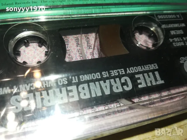 THE CRANBERRIES-ORIGINAL TAPE 1311241915, снимка 8 - Аудио касети - 47958682