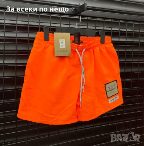 Burberry Мъжки Оранжеви Плувни Шорти🩳Плажни Шорти🩳Мъжки Бански В Оржанжев Цвят Бърбъри Код D2501, снимка 1