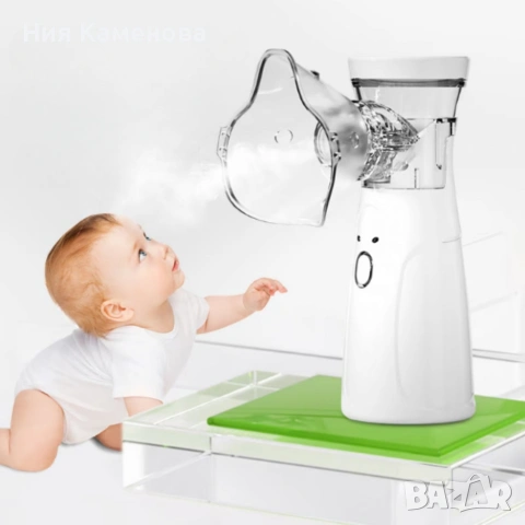 Тих преносим небулизатор Mesh ANK - N3– бърза инхалация у дома и в движение, снимка 4 - Други - 53019828