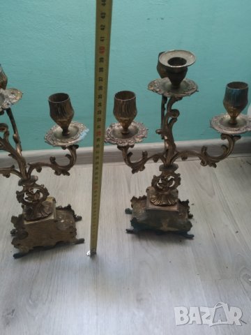 два свещници рококо, снимка 4 - Други ценни предмети - 39151527