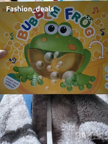Нова Детска машина за балончета баня деца играчка музика пяна жаба, снимка 7 - Други - 40531166