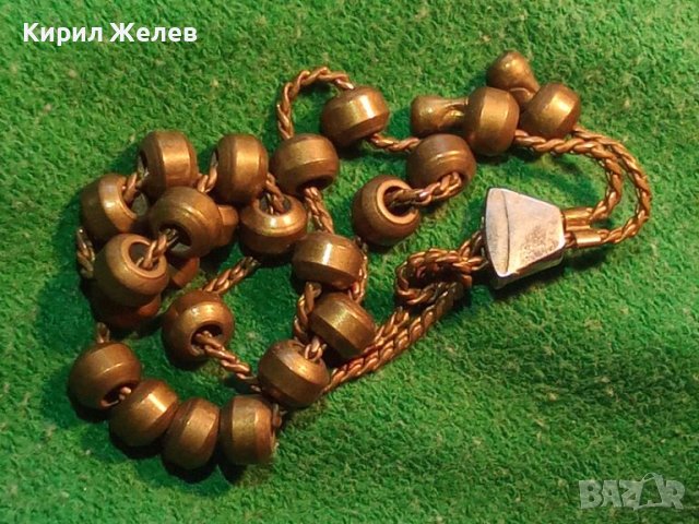 СТАРА РЯДКА ГРЪЦКА МЕТАЛНА ТРАДИЦИОННА БРОЕНИЦА За КОЛЕКЦИЯ ПОЛЗВАНЕ 77663