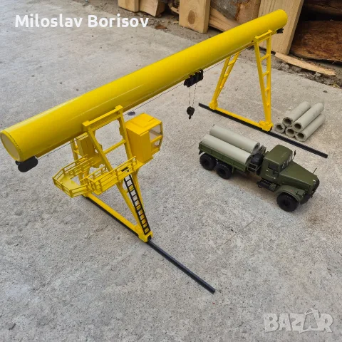 Козлови / портален кран ККС-5 в мащаб 1:43, снимка 3 - Колекции - 55778222