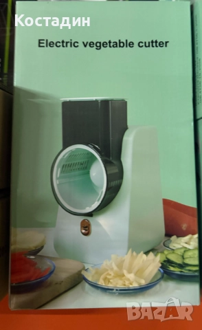 Мултифункционална електрическа резачка-ренде за зеленчуци, снимка 7 - Други - 52472508