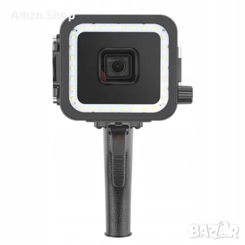 Водоустойчив калъф за подводна фотография с LED лампа съвместим с GoPro водолазен калъф , снимка 7 - Водни спортове - 47984552