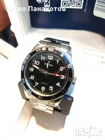 Festina Unisex Analogue Classic Quartz Watch with Stainless Steel Stra, снимка 5 - Дамски - 36035161