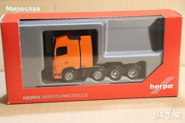 HERPA H0 1/87 VOLVO ВЛЕКАЧ КАМИОН ТИР МОДЕЛ ТЕЖКОТОВАРЕН ТРАНСПОРТ