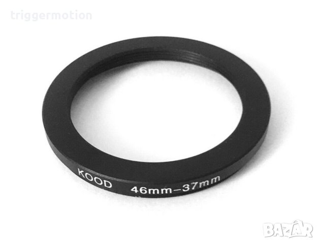 46mm - 37mm Преходник за филтър на резба Step-Up Lens Filter Adapter Ring