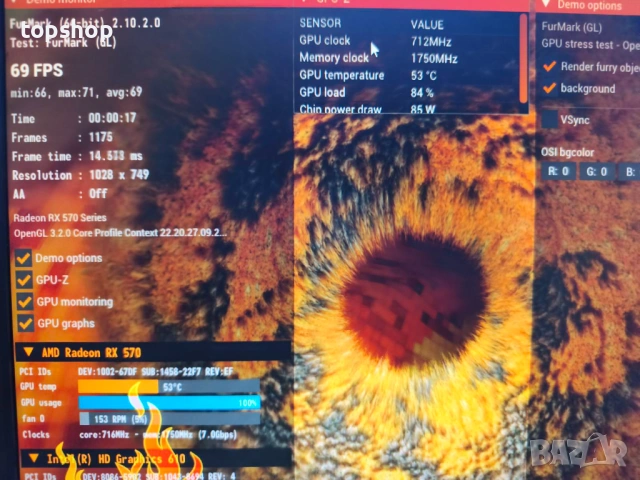 Gigabyte Radeon™ RX 570 GAMING 4G, снимка 2 - Видеокарти - 50502402