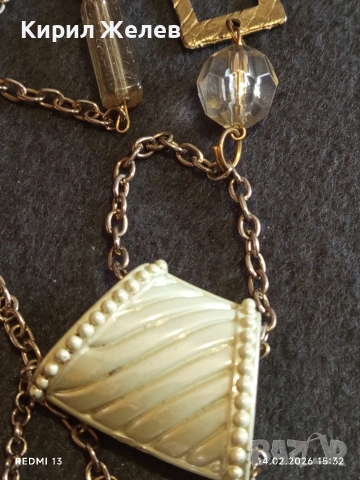 Колие БОХО ШИК винтидж стил подходящ акцент към Арт облекло 43281, снимка 4 - Колиета, медальони, синджири - 53476195