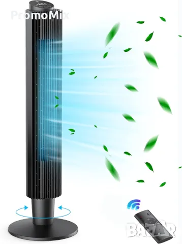 Вентилатор Herilios Fan TT-ТF005 Tower Air Cooler 40W Колонен вентилатор, снимка 5 - Вентилатори - 48865409