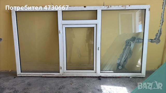 PVC дограма прозорци 2.55x1.35 и 2.30x1.35