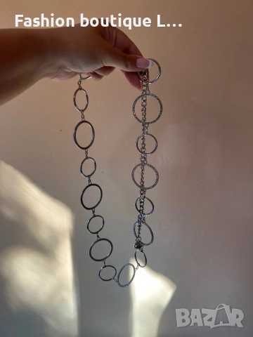 Колан за талията в сребрист цвят с блестящи камъчета ❤️, снимка 6 - Колани - 52413441