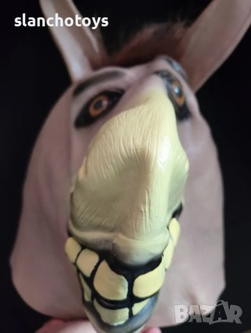 Силиконова маска на магарето на Шрек, снимка 2 - Други - 48650527