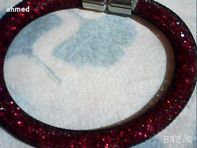 красиво колие гривна пални сес кристали, снимка 3 - Колиета, медальони, синджири - 52543875