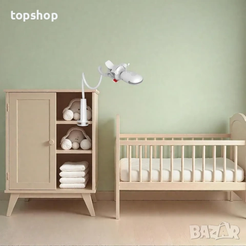 Нова универсална гъвкава стойка за бебефон TakTark - директен монтаж без дупчене  Продавам универсал, снимка 5 - Бебефони - 53386136