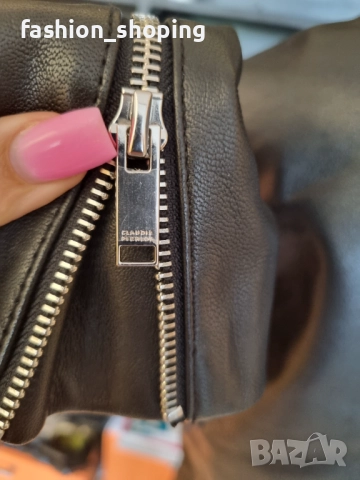 Дамско кожено яке Claudie Pierlot Paris, размер 38, снимка 7 - Якета - 51864202