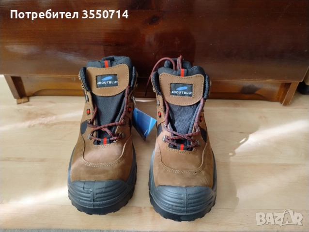 Работни обувки със защитно бомбе отпред- чисто нови, снимка 4 - Други - 53803073