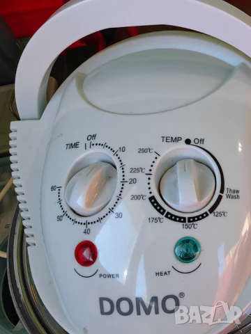 Конвекторна Фурна с вентилатор DOMO  1400W, снимка 7 - Печки, фурни - 50508190