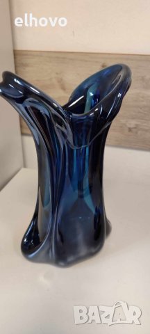 Италианска ваза Мурано, снимка 6 - Вази - 44366213