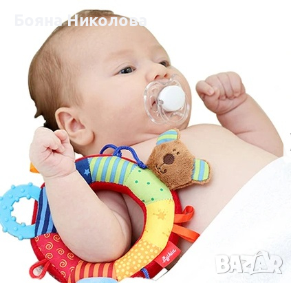 Бебешка залъгалка Мече Sigikid, снимка 3 - Дрънкалки и чесалки - 36501789