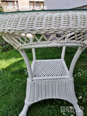 Маса от пвц ратан , снимка 3 - Маси - 41658311