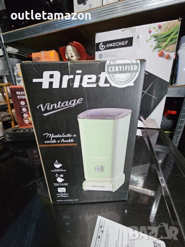 пенообразувател за мляко Ariete 2878 Винтидж, снимка 8 - Блендери - 53260691