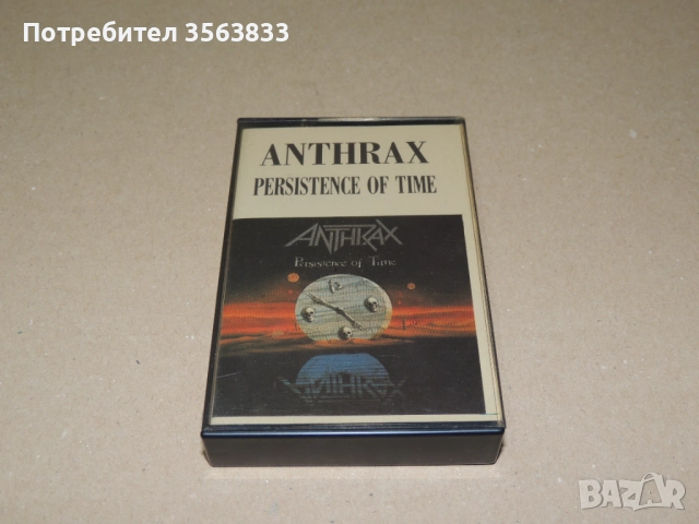 ANTHRAX PERSISTENCE OF TIME - аудио  касета