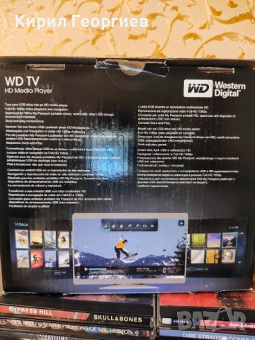 Медиен плеьр WD TV, снимка 3 - Плейъри, домашно кино, прожектори - 52349623
