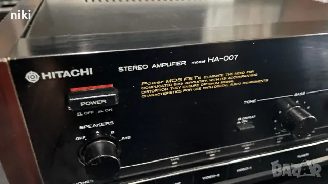 Hitachi HA-007 MOS FET , снимка 4 - Ресийвъри, усилватели, смесителни пултове - 50083115