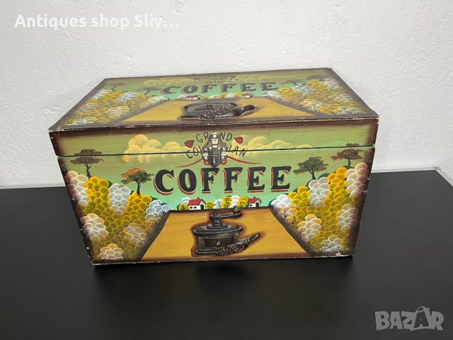 Голяма декоративна кутия за кафе. №5061