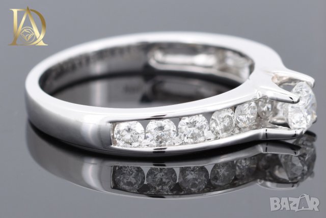 Нов Златен Пръстен с 0.94кт Естествени Брилянти , снимка 7 - Пръстени - 40069655