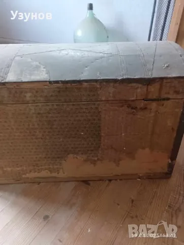 Стар дървен сандък-2 броя, снимка 3 - Колекции - 49962851