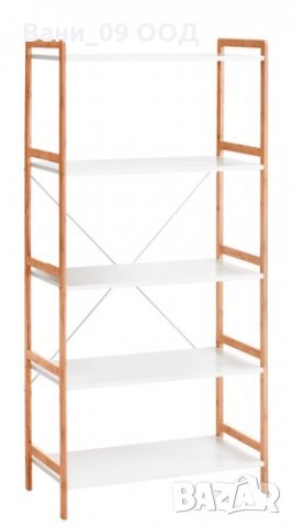 Красива висока бяла етажерка, снимка 3 - Етажерки - 35744115