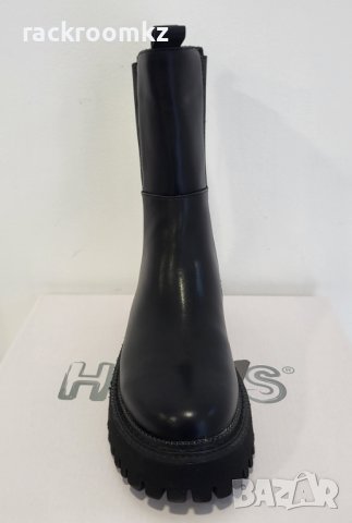 ЧЕРЕН ПЕТЪК ЦЕНА до 30.11.24г.! ! ! Дамски модни боти с ластик Hailys в черен цвят, снимка 4 - Дамски боти - 42354534