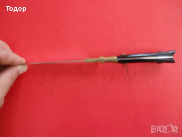 Нож каракулак кулаклия с гравюри рог 3, снимка 5 - Ножове - 48352630