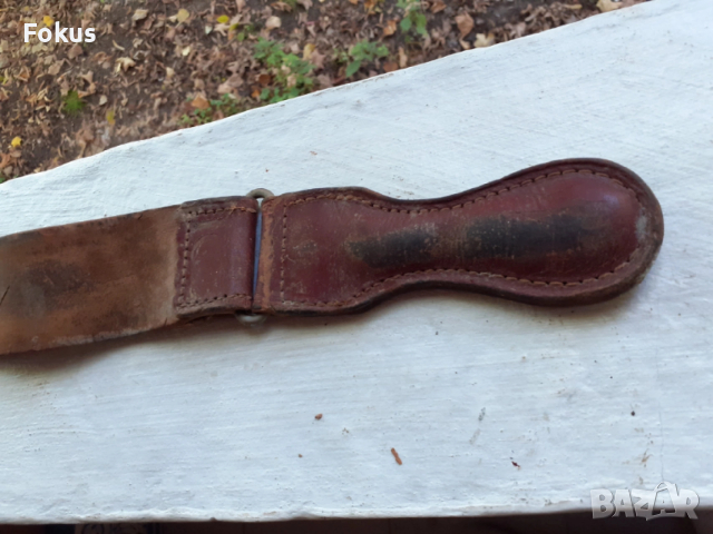 СТАР БРЪСНАРСКИ КОЛАН КАИШ ЗА ЗАТОЧВАНЕ НА БРЪСНАЧИ, снимка 2 - Антикварни и старинни предмети - 53512248