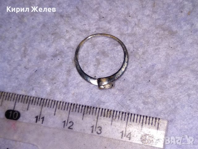 НЕЖЕН СКЪПОЦЕНЕН СРЕБЪРЕН ПРЪСТЕН СРЕБРО 925 с БЯЛА ПОЗЛАТА и ФАСЕТИРАНО ЦИРКОНЧЕ 38524, снимка 7 - Пръстени - 41462179