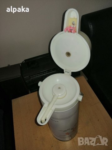 Продавам ретро термус с помпа, 2.5литра, снимка 2 - Термоси - 40304773