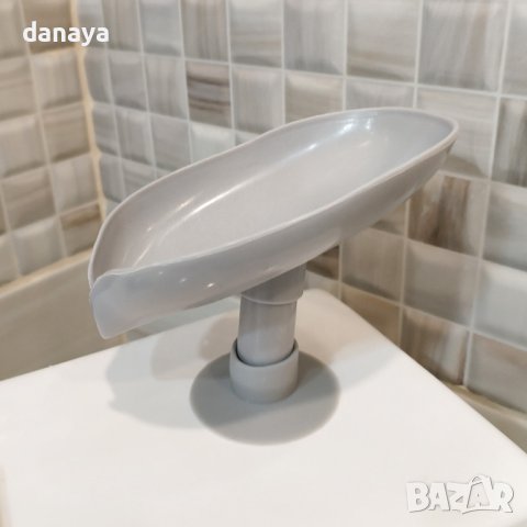 4489 Стилна сапунерка с вакуум поставка за гъба, снимка 5 - Други - 44341155