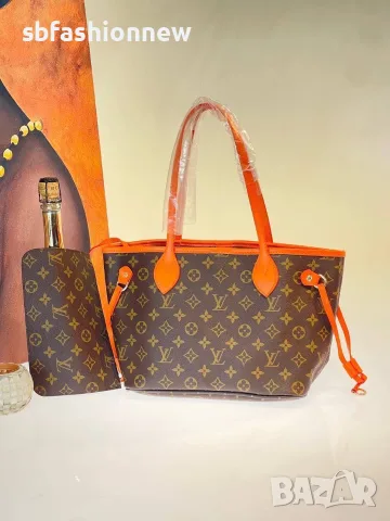 Louis Vuitton Neverfull medium size, снимка 3 - Чанти - 55759874