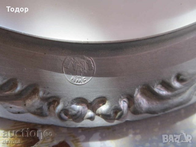 Уникална немска порцеланова чиния маркировки 3 порцелан, снимка 6 - Колекции - 34540752