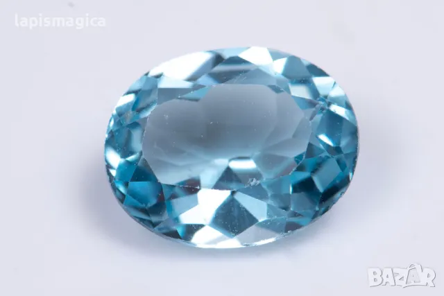 ин топаз 3.04ct 10x8mm овална шлифовка №6